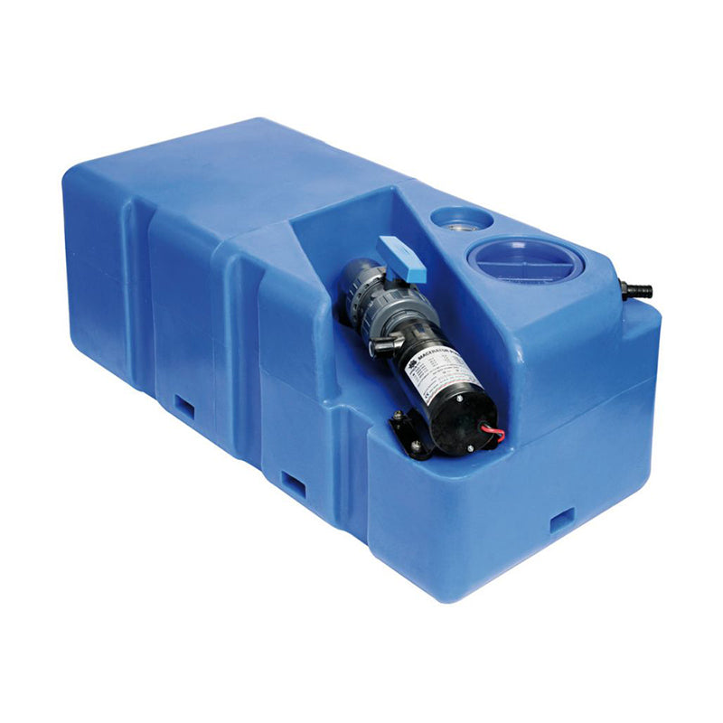 δεξαμενη λυματων 80l με ηλεκτρικη αντλια 12v 24v