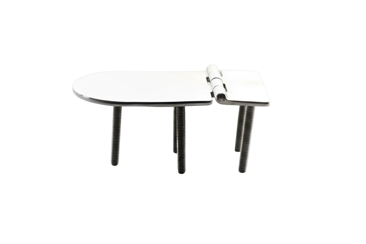 Μεντεσές με εσωτερικό σπείρωμα ανοξείδωτος inox AISI 316