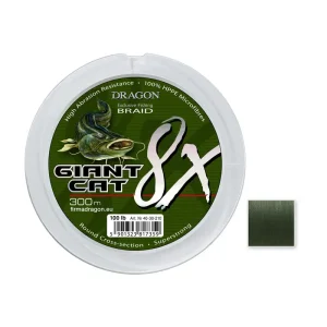 Dragon Giant Cat 8X 300m Strengthened Line για μεγάλα ψάρια
